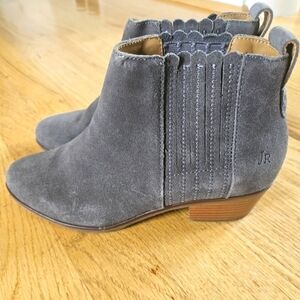 Jack Rogers Grey Suede Booties 8
